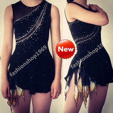 ice figure skating competition dress Gymnastics costume dance Dress dyeing