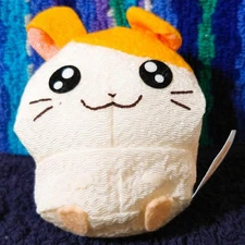 Hamtaro Ham-Ham Friends Otedama Beanbag Plush - Hamtaro, Howdy, and Dexter -