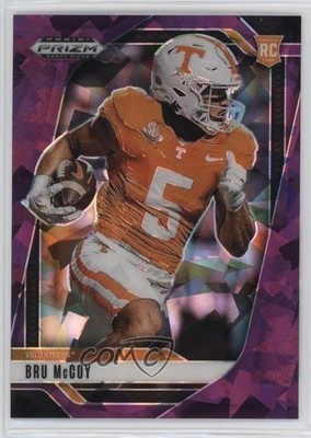 2025 Panini Prizm Draft Picks Purple Ice Prizm 116/199 Bru McCoy #123 1tg0