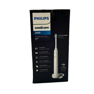 Philips Sonicare DailyClean 2100 Toothbrush HX3661/04,White