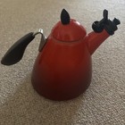 Le Creuset Ogive 1.7 Quart Red Ombré Tea Kettle FOR PARTS – slightly rusty