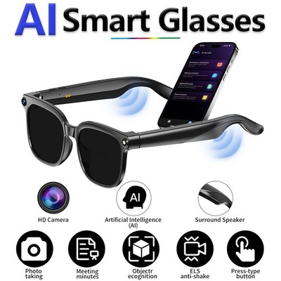 M02S AI Smart Glasses/Photo Taking/Video Recording/Bluetooth Calling/translate