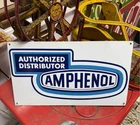 Vintage Amphenol Farm   Distributor Metal Sign Heavy  back. 18x 10"