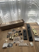 Baldwin FDSANxSQUCQE190 Santa Cruz Dummy Handleset Non-Turning Square Lever READ