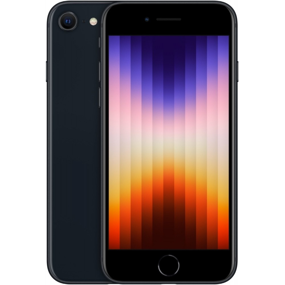 Apple iPhone SE 3.Gen 2022 64 GB Smartphone mitternacht midnight black Retina
