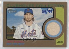 2022 Topps Heritage Clubhouse Collection Relics Gold /99 Jeff McNeil #CC-JMC