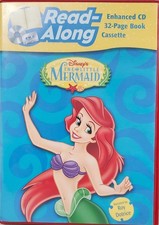 Disney's Little Mermaid Read-Along With Cassette CD Booklet