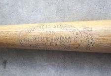 Vintage Al Kaline  Model 125 Hillerich & Bradsby Baseball Bat