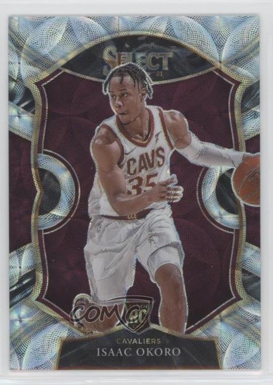 2020-21 Panini Select Concourse Scope Prizm Isaac Okoro #65 0f7v
