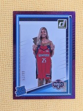 2025 Panini Donruss Kiki Iriafen #94 Rated Rookie Purple Shimmer 82/99 Mystics