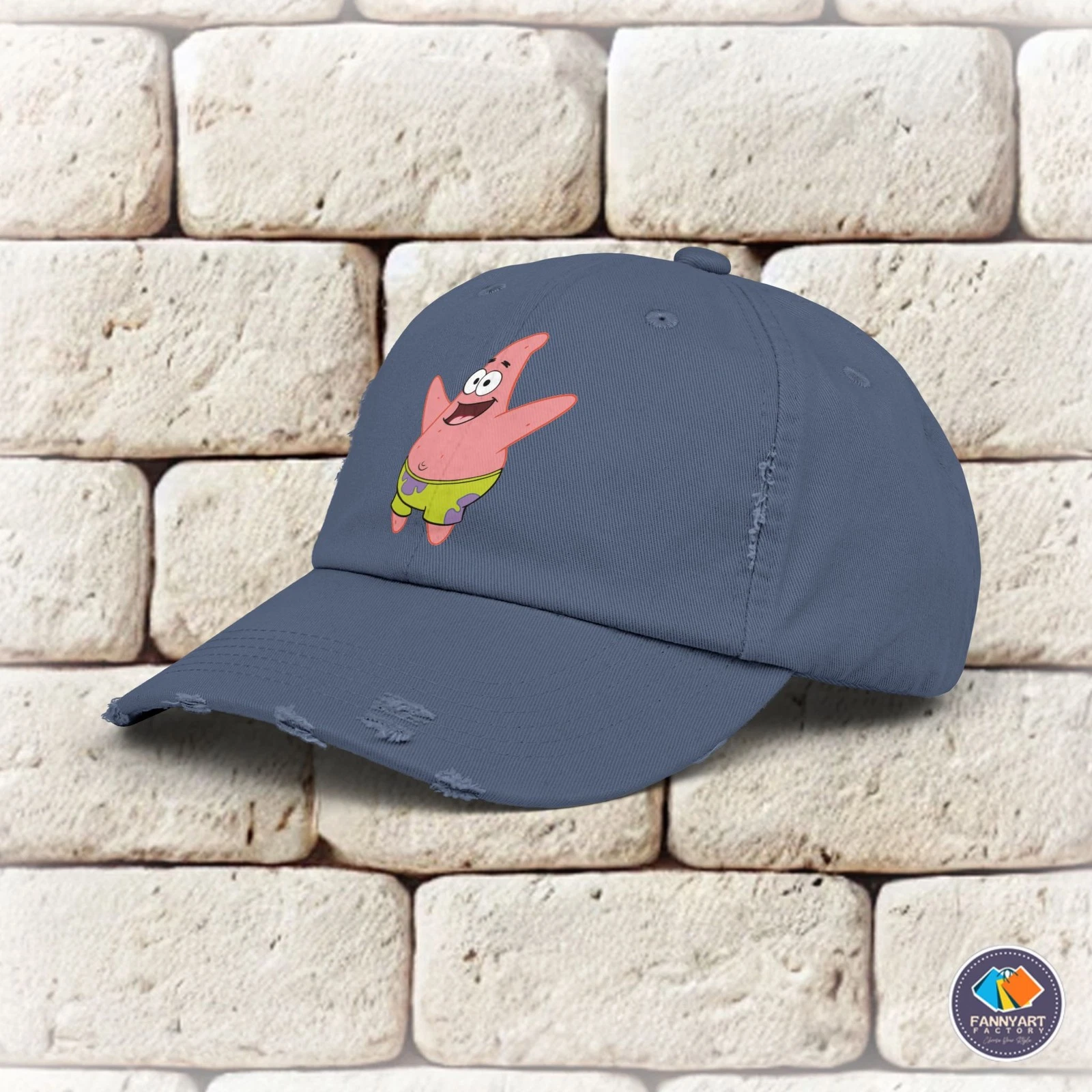Patrick Star Unisex Distressed Cap