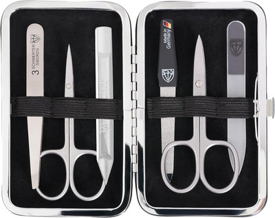 - Brand Quality 6 Piece Manicure Pedicure Kit Set - Stainless Steel Nail Care To