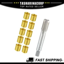 Universal Piece of 1 Spark Plug Thread Repair Tools with M14x1.25 Inserts