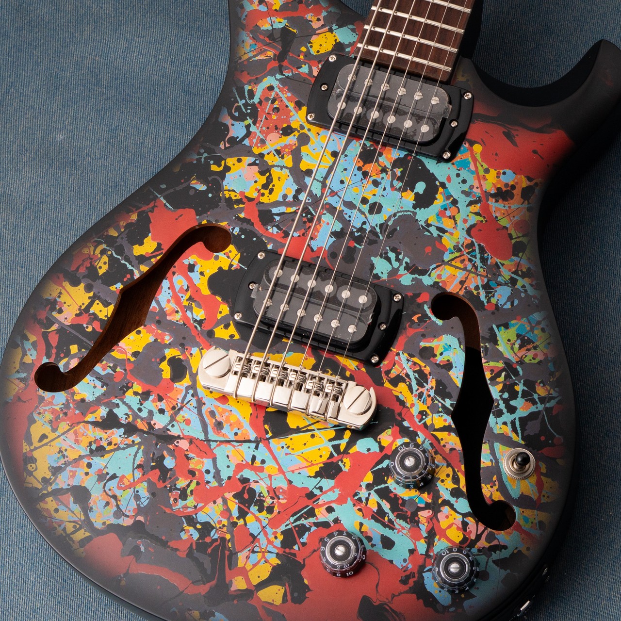 PRS) SE Ed Sheeran Cosmic Splash Limited Edition Electric Guitar Used