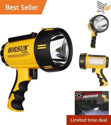 Rechargeable LED Spotlight 560 Lumens 10000mAh Work Lamp Outdoor Car Boat
