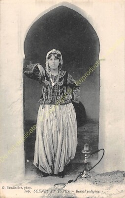 Cpa Algeria Scenes And Types Indigenous Beauty Edit Baudiniere