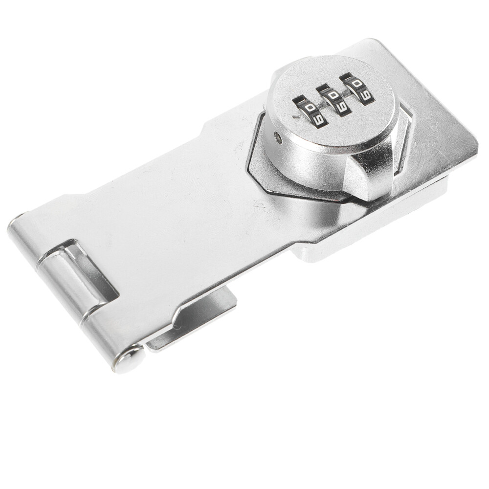 Mechanical Password Rotary Hasp Lock Door Security Latch Metal Door Security