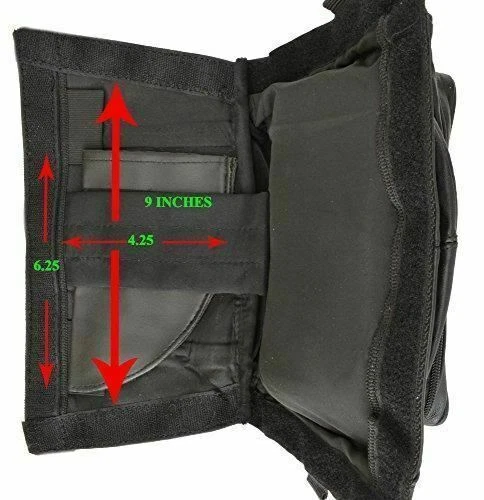 Bolsa de transporte oculta preta para pistola tática Fanny Pack CCW com - Imagem 4 de 4