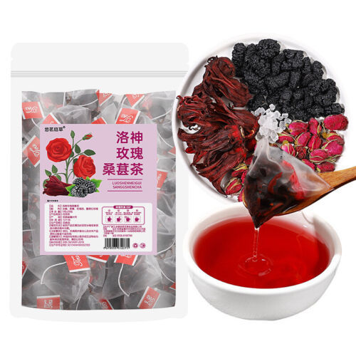 Mulberry Rose Roselle Tea Summer Flower and Fruit Tea Goddess Plain Tea