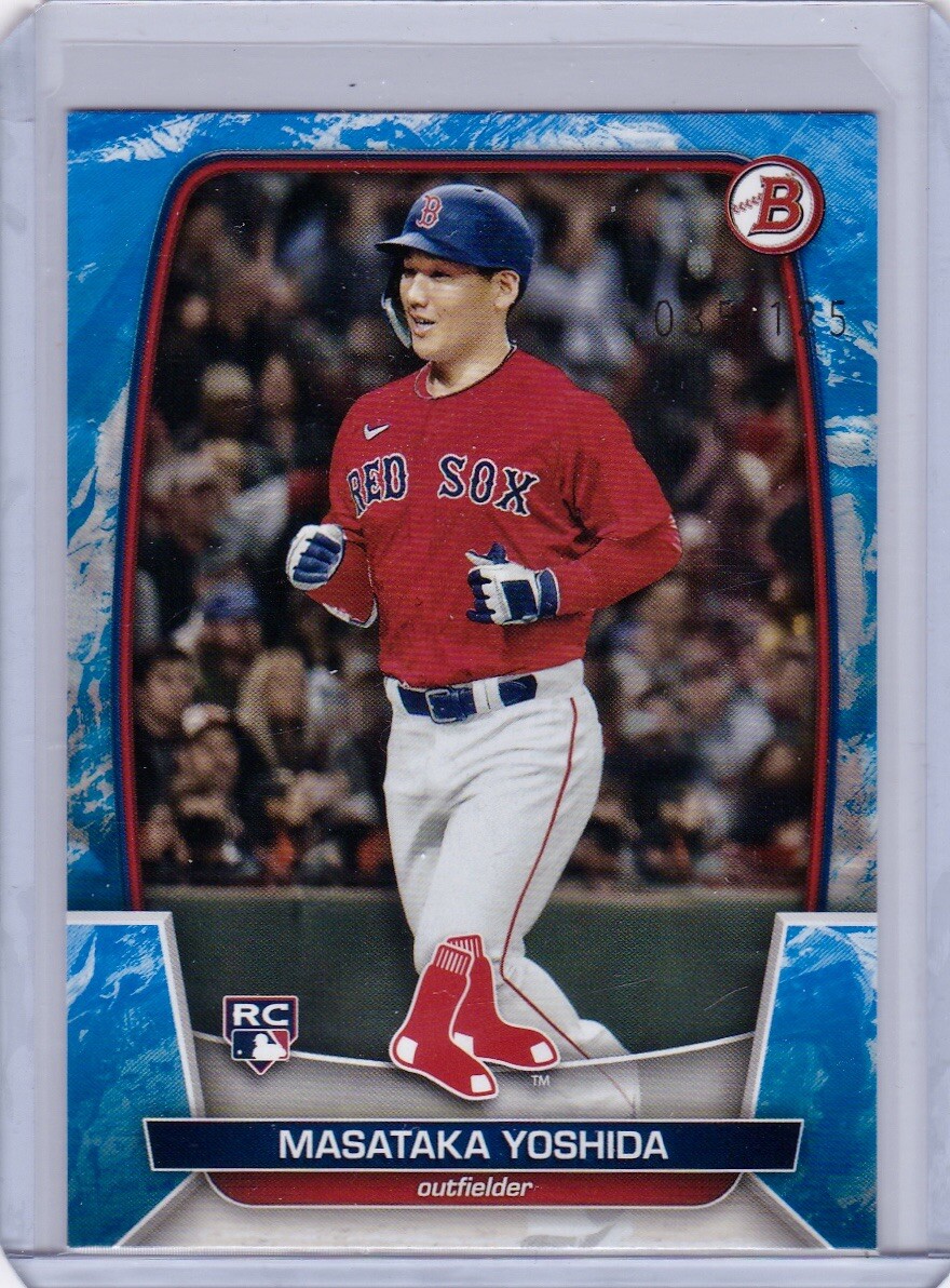 ゲームセンター・ゲームカード Bowman Masataka Yoshida Blue Rookie Masataka Yoshida BLUE PATTERN /125 ROOKIE CARD 2023 Bowman