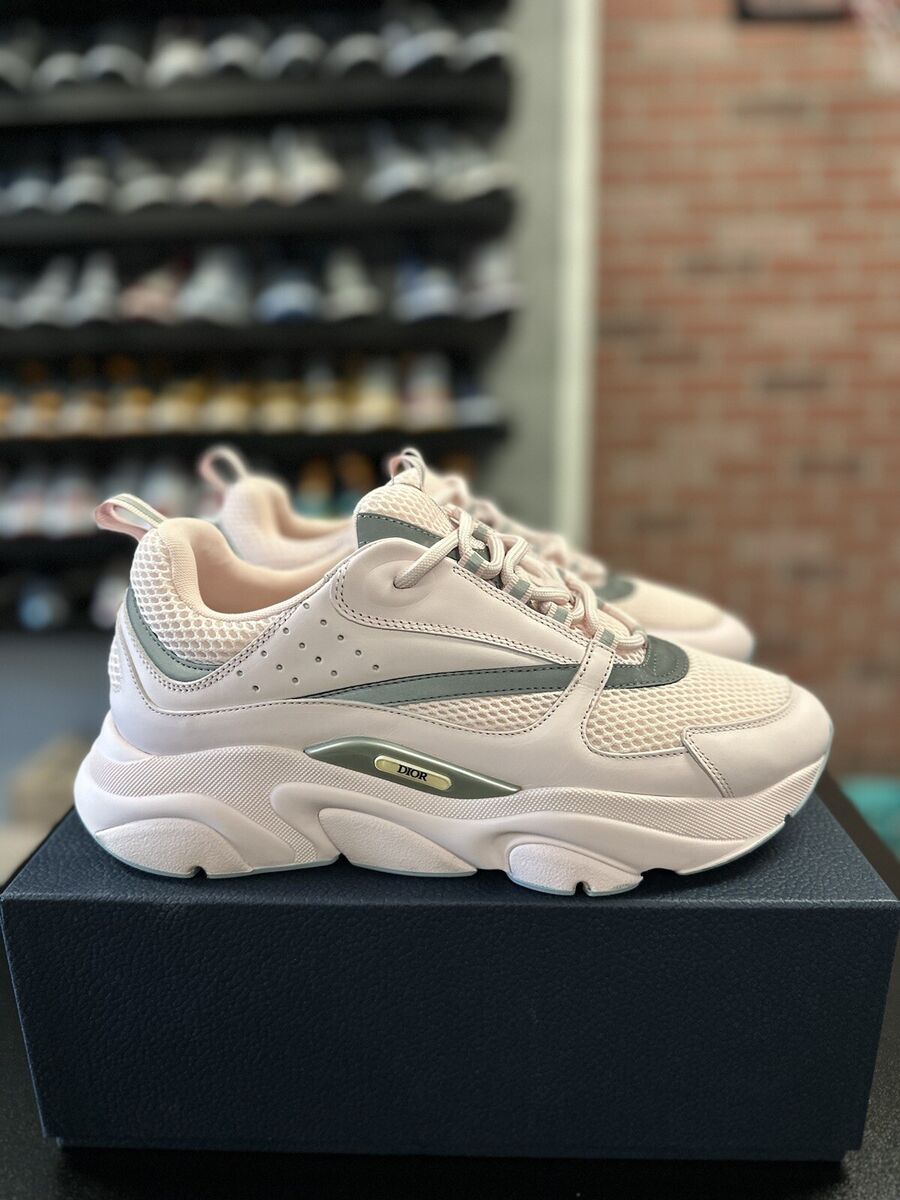 46EU/13US - Dior Men's Light Pink B22 Technical Mesh Low Top 46EU/13US - Dior Men's Light Pink B22 Technical Mesh Low Top