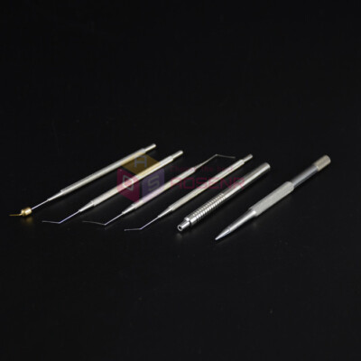 Set Strumenti Oftalmici Titanio Cataratta 21 Pezzi Chirurgia Set Strumenti Chirurgici Oftalmici In Titanio Per Cataratta - 21 Pezzi Con Scatola Dynamed Nuovo Custodia Per Occhiali