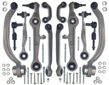 Front Suspension Full Track Control Arm Kit Set 16mm Ball Joints For Audi A6
