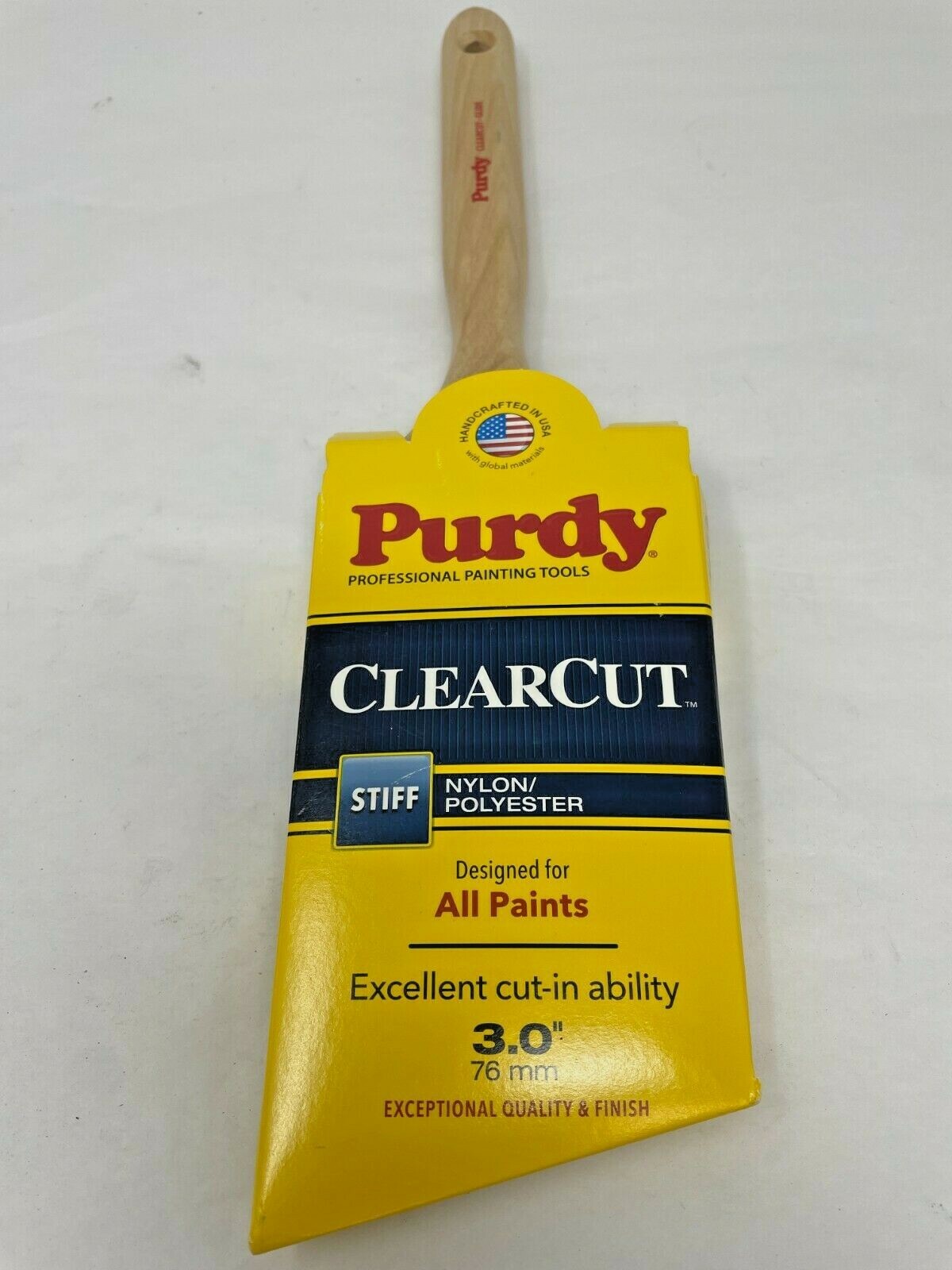 Purdy 144152830 Clearcut Elite Glide trimborstel, meerkleurig