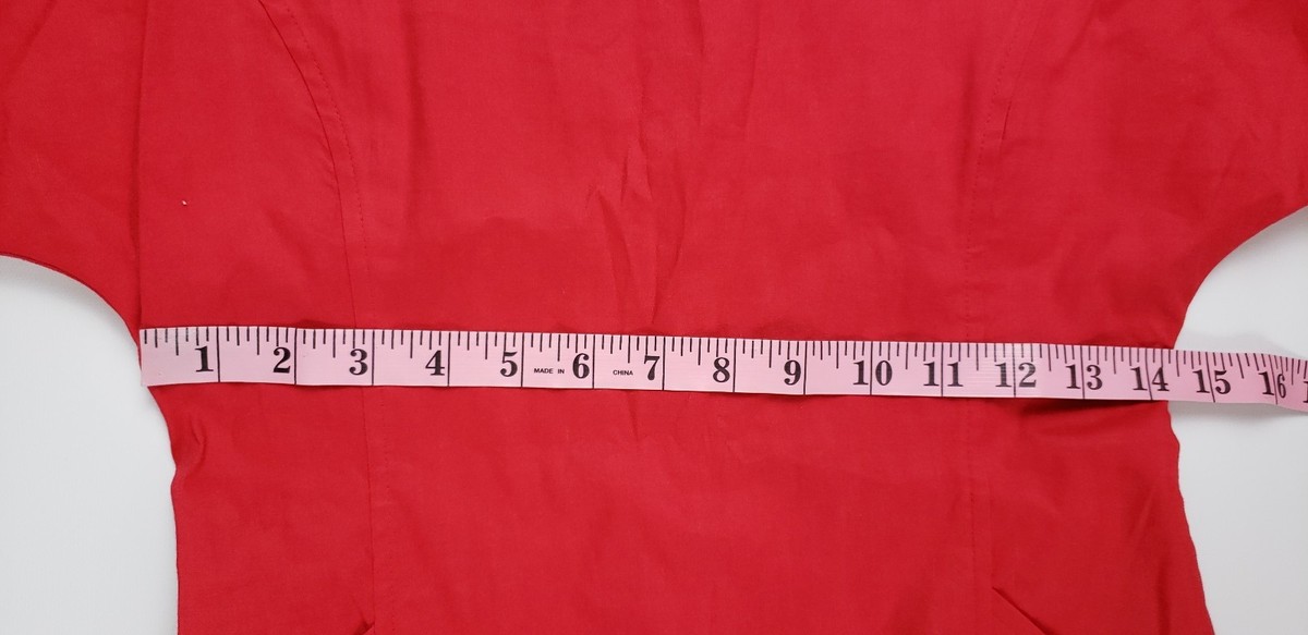 Robe A.L.C. Valenti à Manches Bouffantes - Taille 4, Couleur Rouge - Neuf Avec étiquettes (NWT)