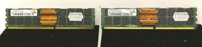 QIMONDA 4 GB DDR 2 ECC : 2 x 2GB 2Rx4 PC2-4200f-444-11-H0, HYS72T256020HFD-3.7-A