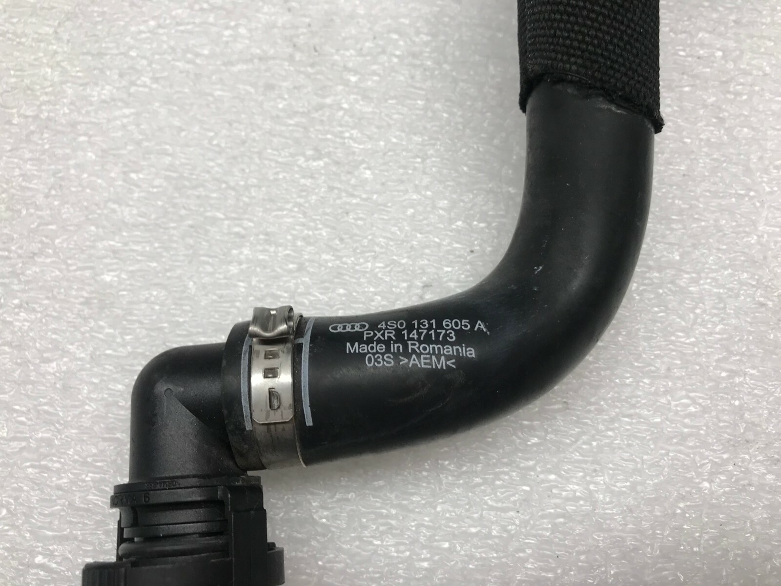 LAMBORGHINI HURACAN LP610 580 PASSENGER RIGHT SIDE RADIATIOR HOSE OEM 4S0131605A