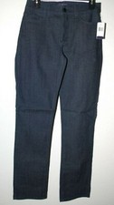 NYDJ NOT YOUR DAUGHTERS LIFT TUCK JEANS STRAIGHT LEG DARK BLUE SZ 6 J84227TP9