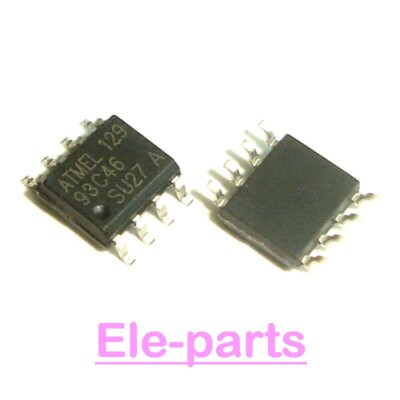 10 PCS AT93C46-10SU-2.7 SOP-8 AT93C46 93C46 SU27 SMD-8 3-wire Serial EEPROM IC