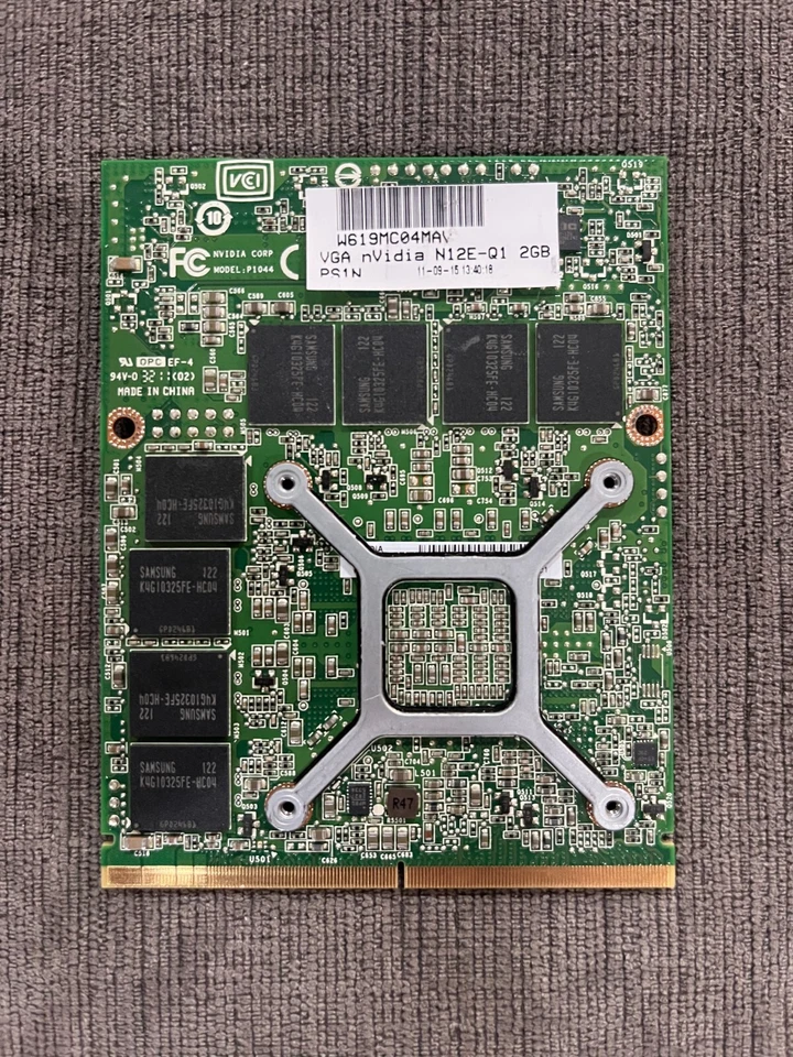 NVIDIA QUADRO Q3000M 2GB Video Card N12E-Q1-A1 - Image 2 of 2