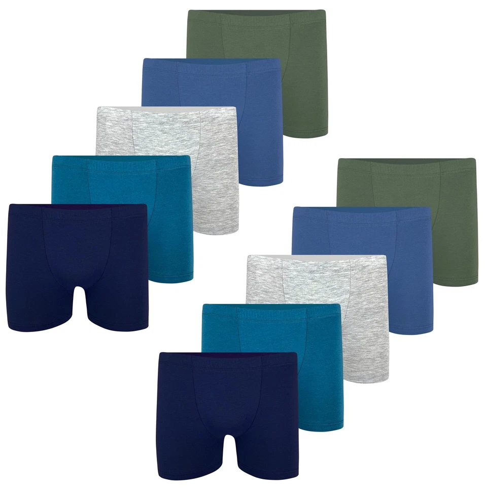 LOREZA Jungen Boxershorts Baumwolle Unterhose Unterwäsche Unterhosen Slips Slip Boxer