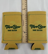 2 * Topo Chico Hard Seltzer Logo Can Koozie Insulators