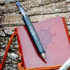 EDC Titanium Pocket Siphon Pen Ball Pen For Student Business Signature Gel Pen