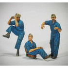 1/35 3pcs Resin Model Kit Italian Soldiers Engineers Repair Ww2 Unpainted