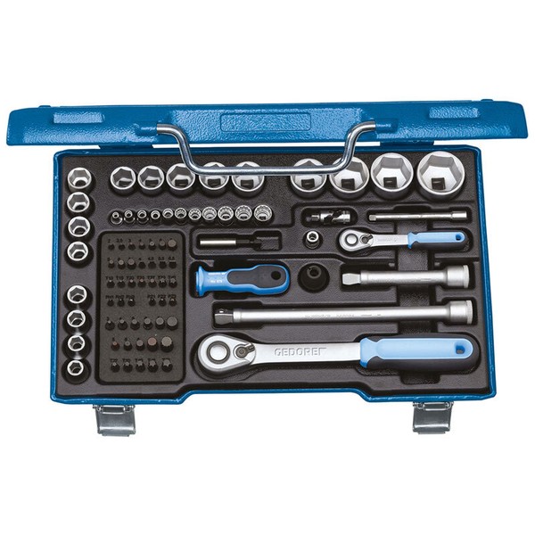 "Gedore SteckschlüSsel-Satz 1/4\"-1/2\"81-Teilig I 19 V20U-20"-image