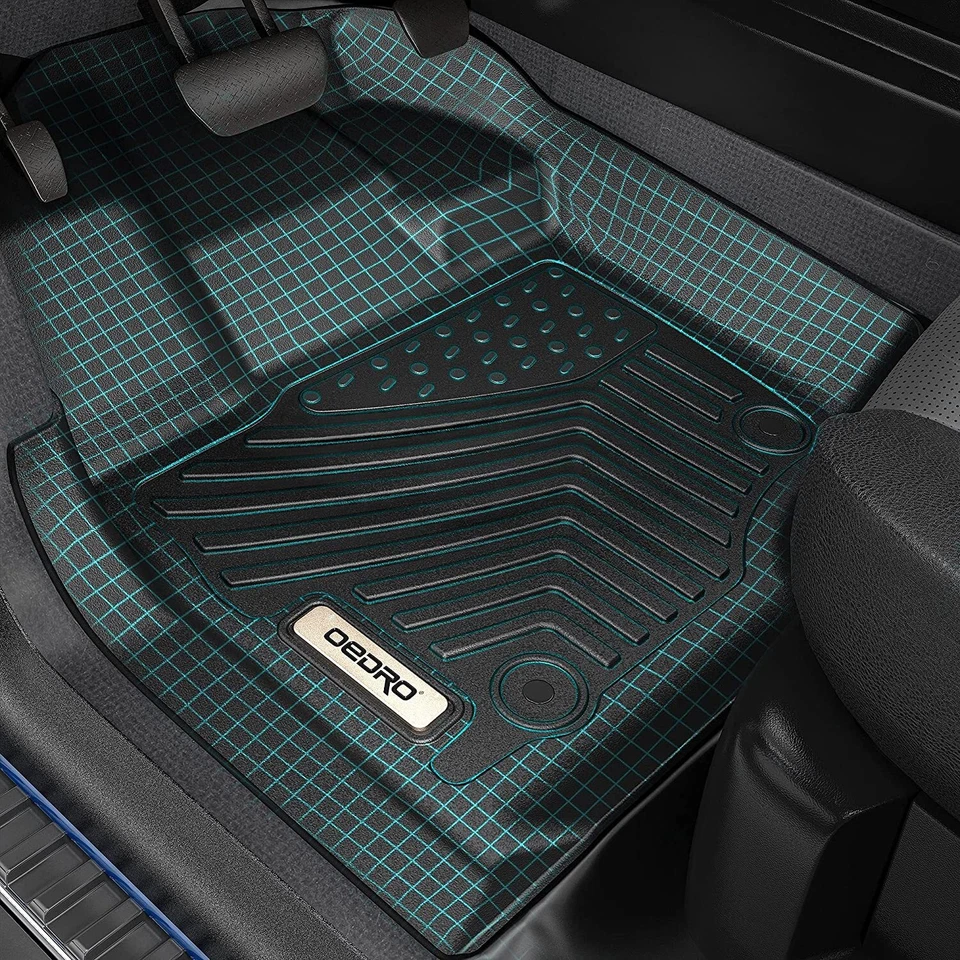Floor Mats Liner for 2020-2025 Silverado Sierra 2500HD 3500HD Crew Cab Full Set - Image 4 of 4