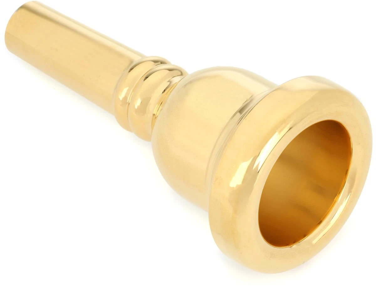 Schilke Large Shank Trombone Mouthpiece 52D Gold Plated 3 pack