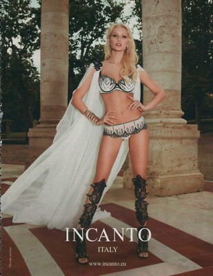 INCANTO  Lingerie Magazine Print Ad Advert sexy Women Bra Hosiery Underwear 2016