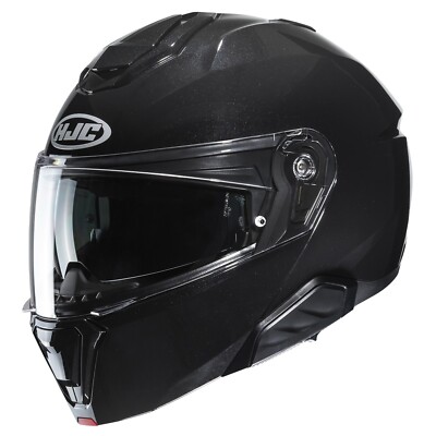 HJC i91 Modular SunShield Motorcycle Helmet Black 3XL XXXL I-91 DOT USA |  eBay