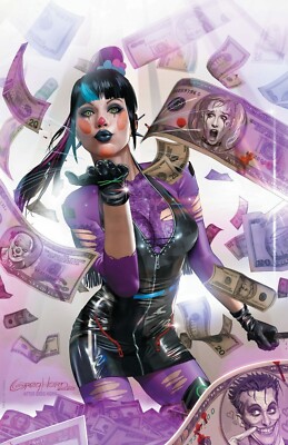 PUNCHLINE #1 GREG HORN VIRGIN VARIANT NM JOKER HARLEY QUINN BATMAN CATWOMAN DC