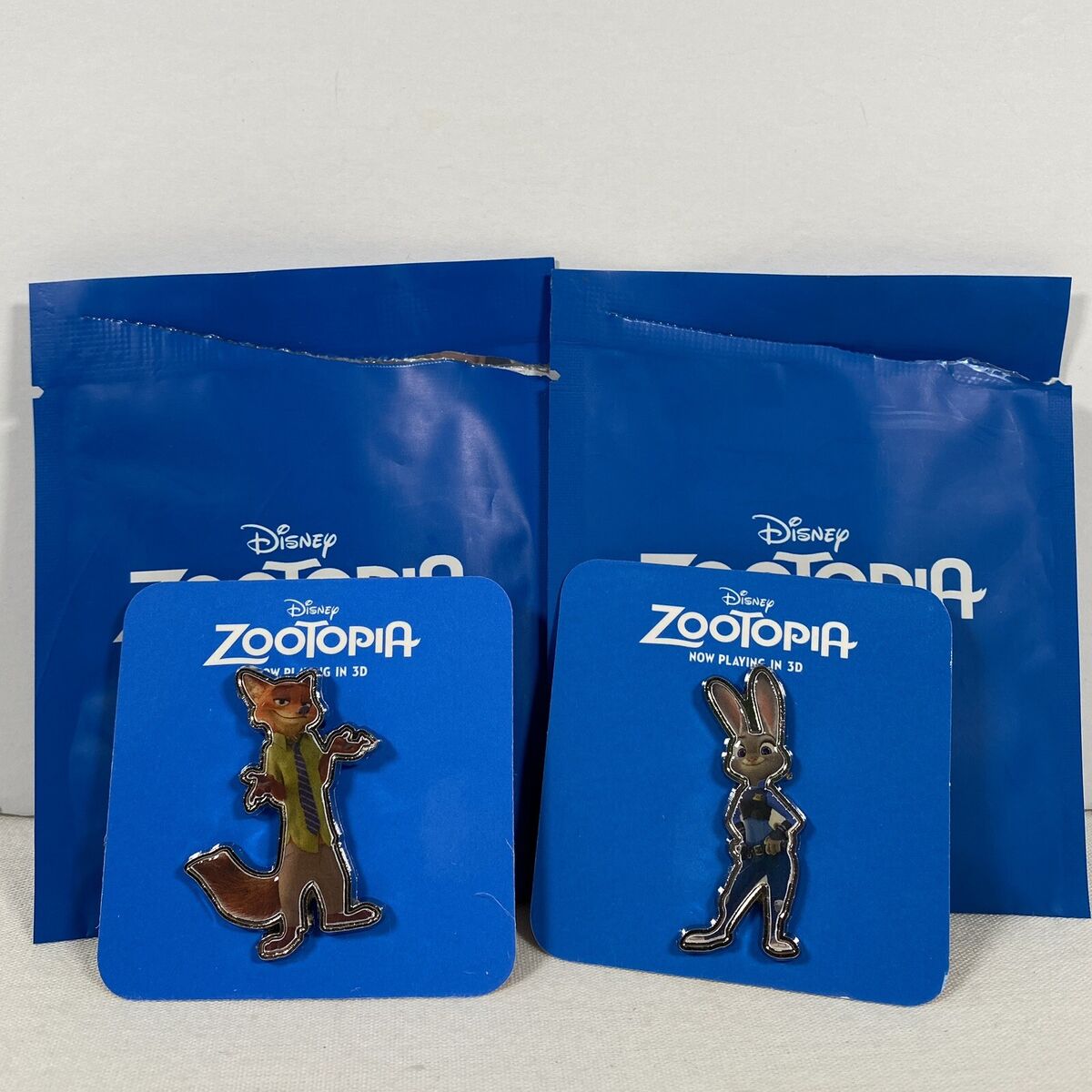 Disney 2016 AMC Stubs Member Exclusive Zootopia Nick Wilde Judy