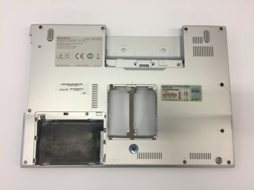 Sony Vaio VGN-FZ31M PCG-3A1M Bottom Case Lower Chassis Base Cover Silver Genuine - Picture 1 of 10