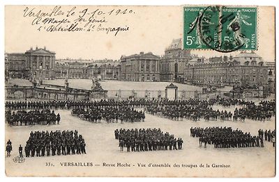 CPA 78 - VERSAILLES (Yvelines) -331. Zeitschrift Hoche - Truppenübersicht