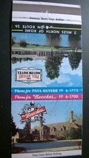 Vintage " PAUL REVERE" Rome, NEW YORK Used Matchbook, Made in USA