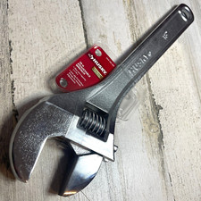 New HUSKY 18" Long Adjustable Wrench 2-1/16" Large Jaw Capacity Anti-Slip