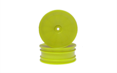 その他 F* Buggy Wheels Front 1/10 Lazer ZX Ulitma RB5 2WD 56mm Yellow 2pcs